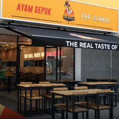 Variety of Ayam Gepuk Top Global dishes